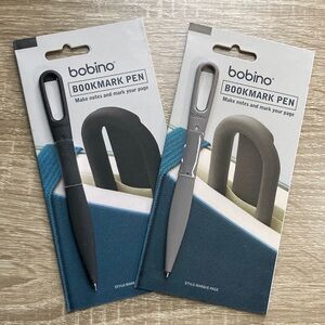 Bobino Bookmark Pen - Black and Gray